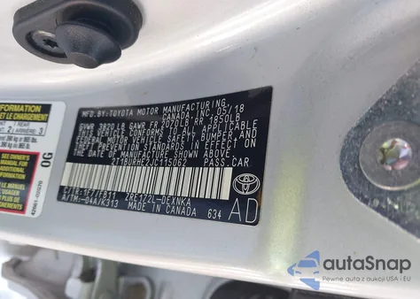 2018 Toyota Corolla Le из США, поврежденный, VIN 2T1BURHE2JC115062